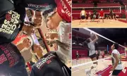 Nebraska Football Players Show Support for Women's Volleyball Team in Heartwarming Gesture