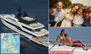 Prince William and Princess Kate Spotted Aboard £40 Million Superyacht During Luxurious Getaway