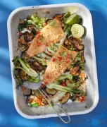 Quick & Easy Miso Trout with Aubergine & Pak Choi: A Flavour-Packed Recipe