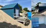 Quirky Beach Hut Buried in Sand Dune Hits the Market in Abersoch for £275,000