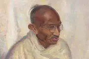 Rare Oil Portrait of Gandhi by Clare Leighton Heads to Auction at Bonhams