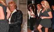 Rod Stewart and Penny Lancaster Turn Heads in Quirky Outfits During New York Stroll