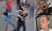 Shocking Footage Shows Police Officers Punching Women at Manchester Airport