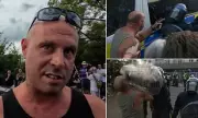 Shocking Moment: Protester's Teeth Knocked Out During Epping Migrant Hotel Demo – Reveals They Were GLUED In!