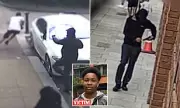 Shocking Moment Thug Pulls Handgun on Gang in Broad Daylight