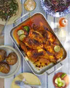 Spice Up Your Summer with Thomasina Miers' Smoky Mexican Spatchcock Chicken & Creamy Tomato Toast