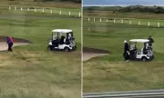 Trump's Golf Caddie Drops Ball in Prize Spot – Shocking Blunder Caught on Camera
