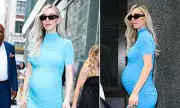 Vanessa Kirby Flaunts Her Baby Bump in a Stunning Blue Dress During New York Outing for Fantastic Four Promo