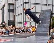 Yoann Bourgeois on His Viral Trampoline Stair Act: 'It's About the Human Condition'