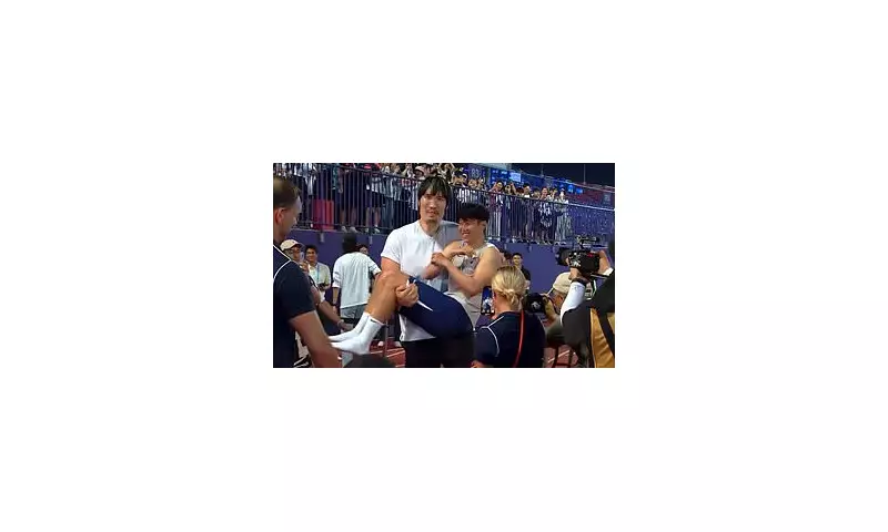 7ft 2in South Korean MMA Star Bicep Curls Tottenham's Son Heung-min in Hilarious Gym Moment
