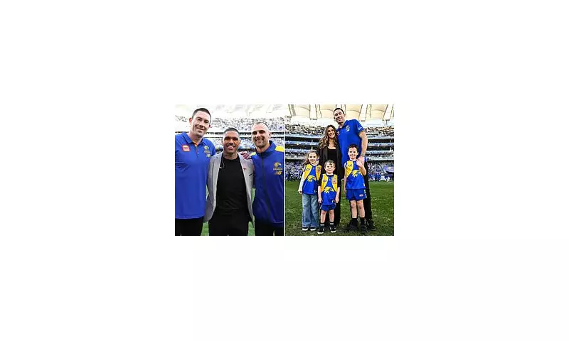 AFL Legend's Son Steals the Show with Cheeky Gesture During Emotional Farewell