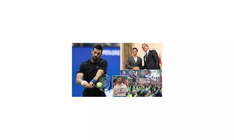 Djokovic's Greek Getaway: Tennis Star and Serbian Officials Evacuated Amid Athens Student Protests
