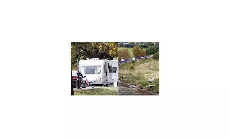 Fury as Travellers Set Up Camp on Leafy Common Near £5m Homes, Sparking Local Outrage