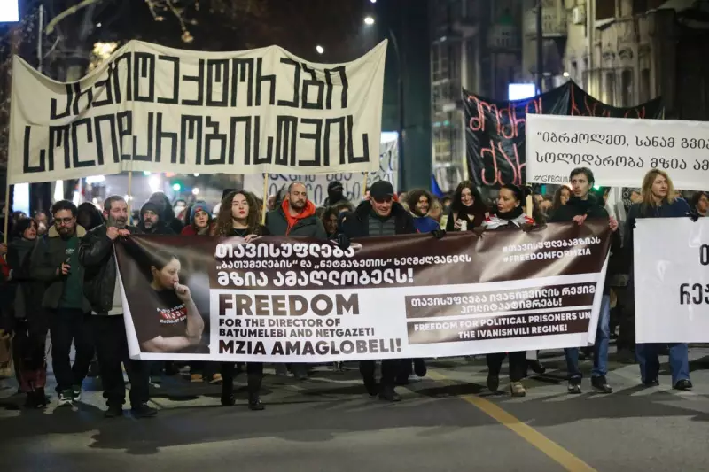 Georgian Journalist Faces Prison After Slapping Police Officer During Protest