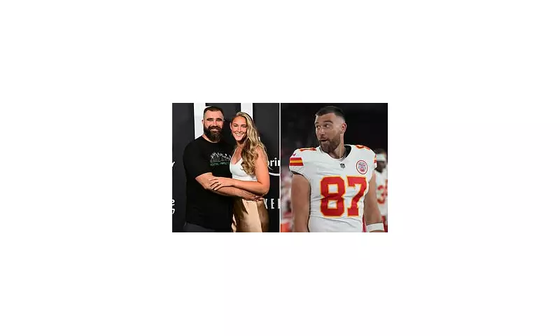 Jason Kelce's Wife Kylie Hilariously Trolls NFL Star Over Viral Claims