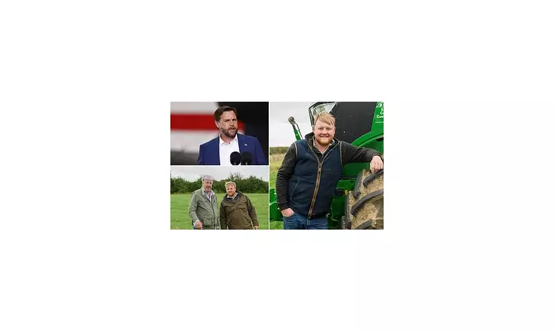 Jeremy Clarkson's Right-Hand Man Kaleb Cooper Clashes with JD Vance's Security in Cotswolds Farming Drama
