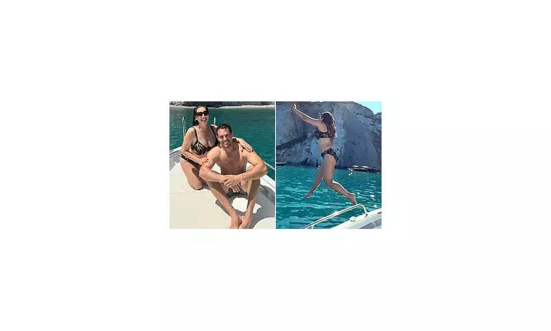 Kelly Brook Stuns in Bikini During Italian Getaway with Husband Jeremy Parisi