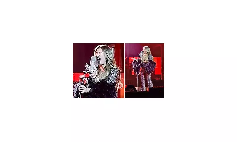 Kelly Clarkson Drops F-Bomb Mid-Performance: Shocking Moment Leaves Band Stunned!