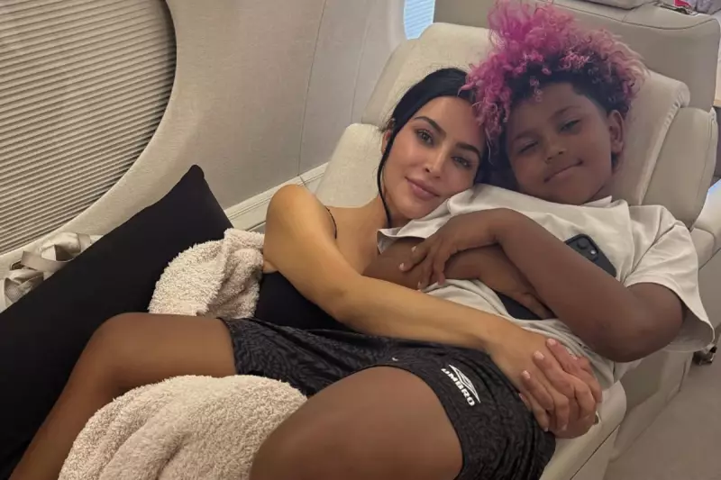 Kim Kardashian Sparks Parenting Debate After Flying Four Young Children Solo to Cabo