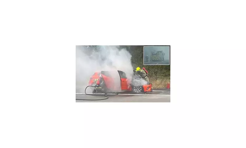 M6 Motorway Chaos: Car Inferno Sparks Major Shutdown and 90-Minute Delays