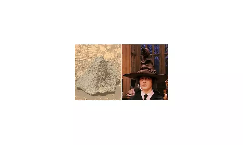 NASA's Mars Rover Spots Bizarre 'Harry Potter' Sorting Hat-Shaped Rock Formation on Red Planet