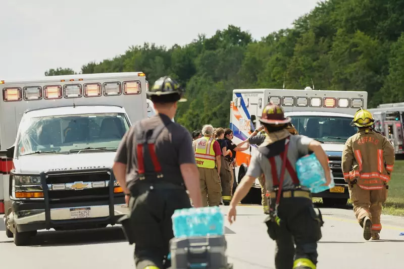 New York Tour Bus Crash in Westminster: 24 Injured as Vehicle Overturns Near Iconic Landmarks