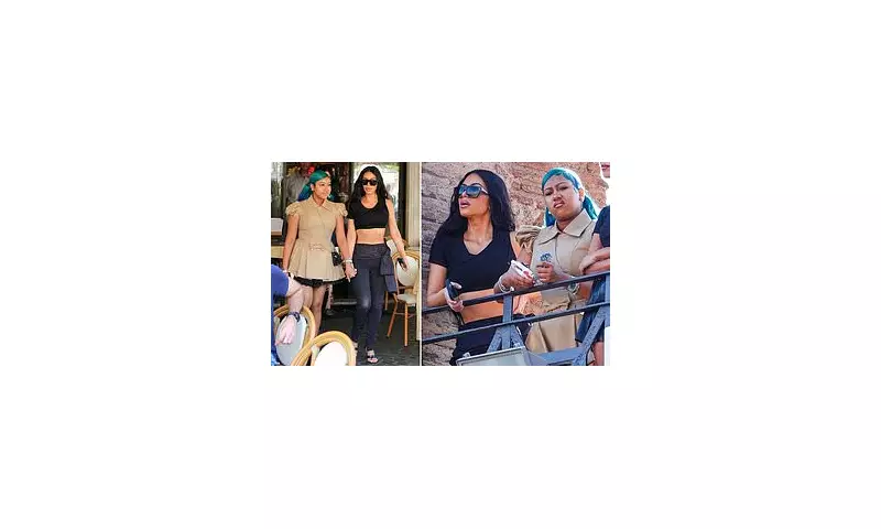 North West's Brutal Honesty: Kim Kardashian's Blue Hair Gets A Thumbs Down At Roman Colosseum | Daily Mail