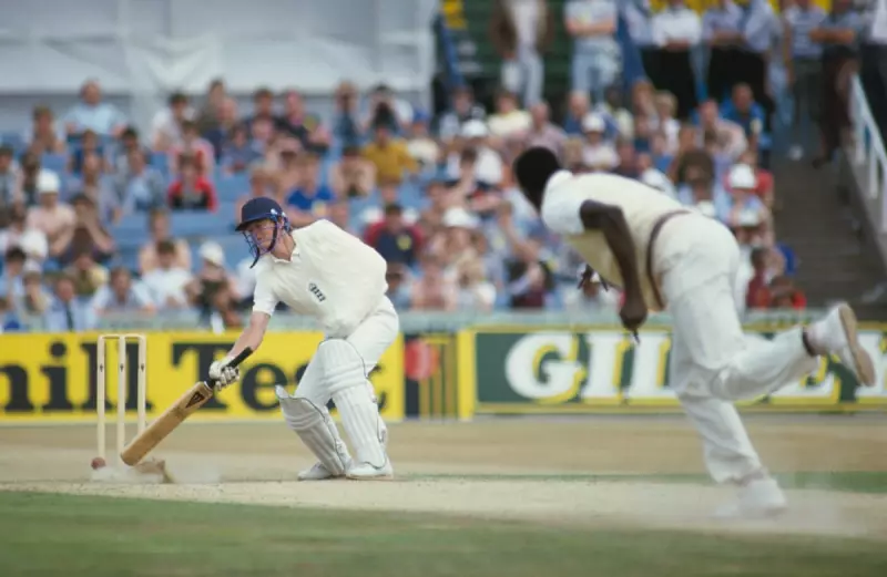 Paul Terry's Heroic Cricket Innings: Batting with a Broken Arm Against India