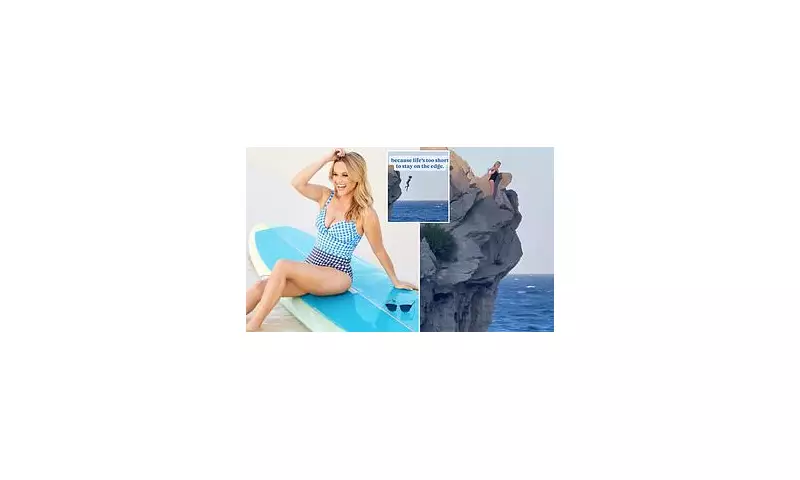 Reese Witherspoon Takes a Thrilling 35ft Cliff Jump During Seaside Getaway