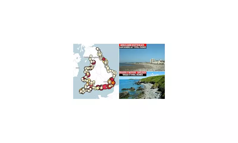 Shocking State of England's Beaches: Interactive Map Reveals Pollution and Crime Hotspots