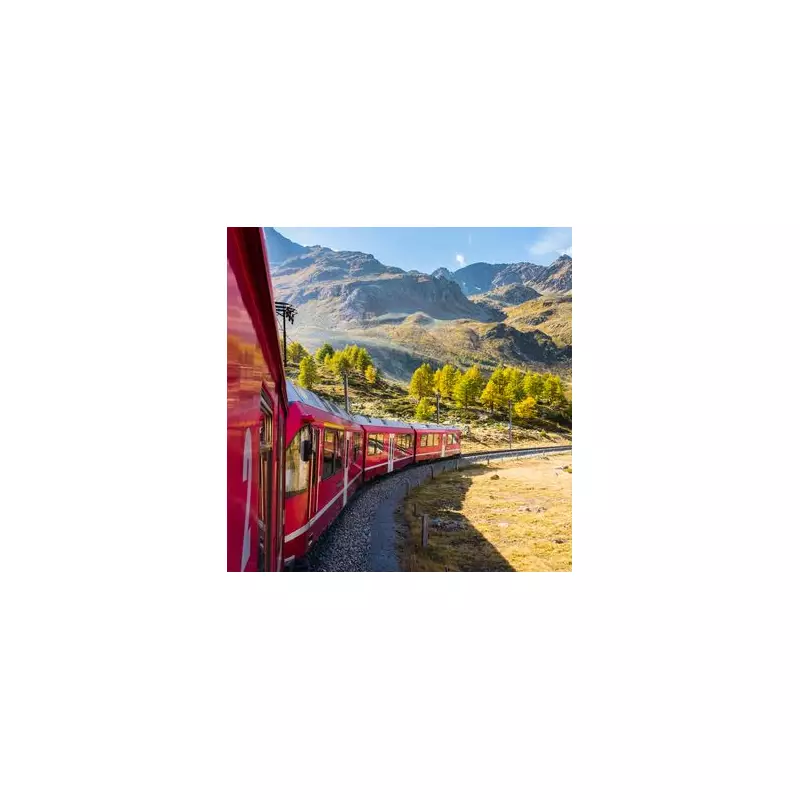 Stunning European Train Journey: Scenic Route Between Two Beautiful Cities