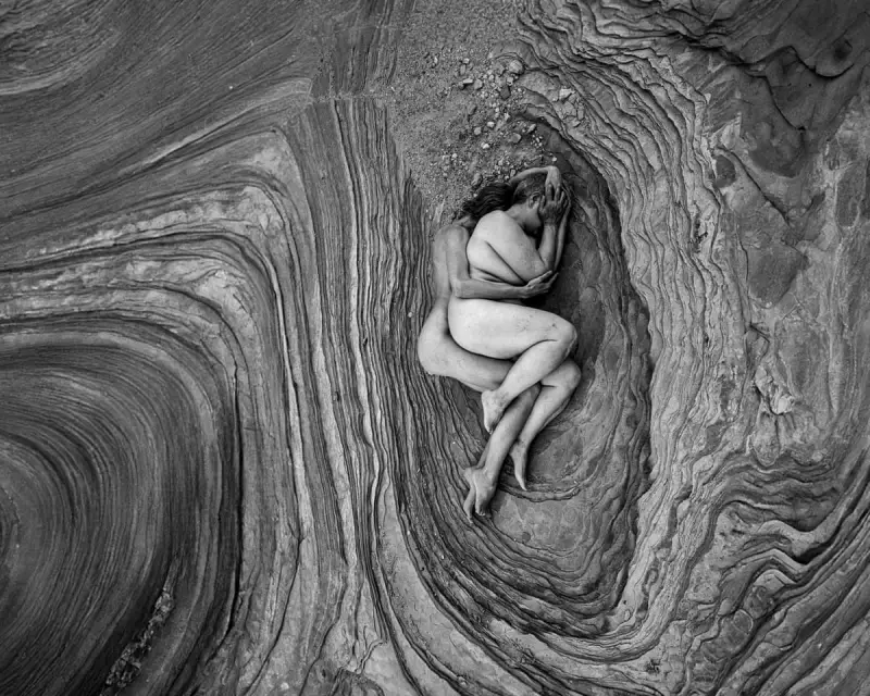 Stunning Photography: Human Bodies Merged with Nature by Azita Gandjei
