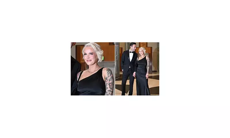 Tattooed Politician Georgie Purcell Slams 'Sexist' Photoshop of Her Midwinter Ball Dress | Daily Mail