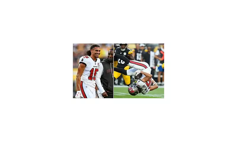 Terrifying NFL Moment: Buccaneers Receiver Carted Off in Agony After Head-First Landing