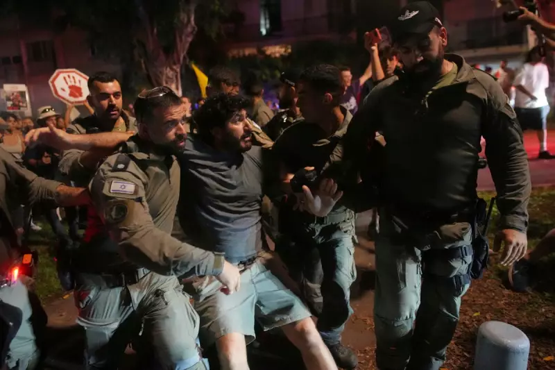 Thousands March in Tel Aviv Demanding Gaza Ceasefire and Hostage Release