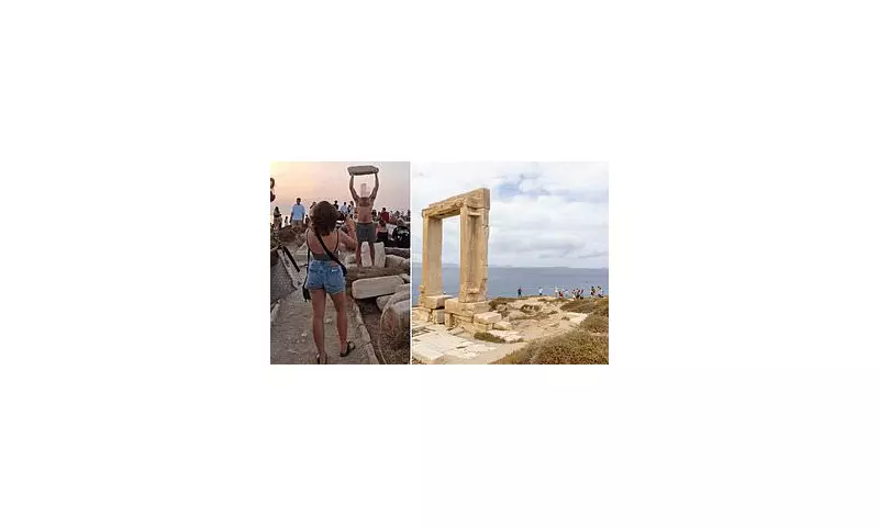 Tourist Sparks Fury in Greece After Posing with Ancient Marble at Sacred Temple