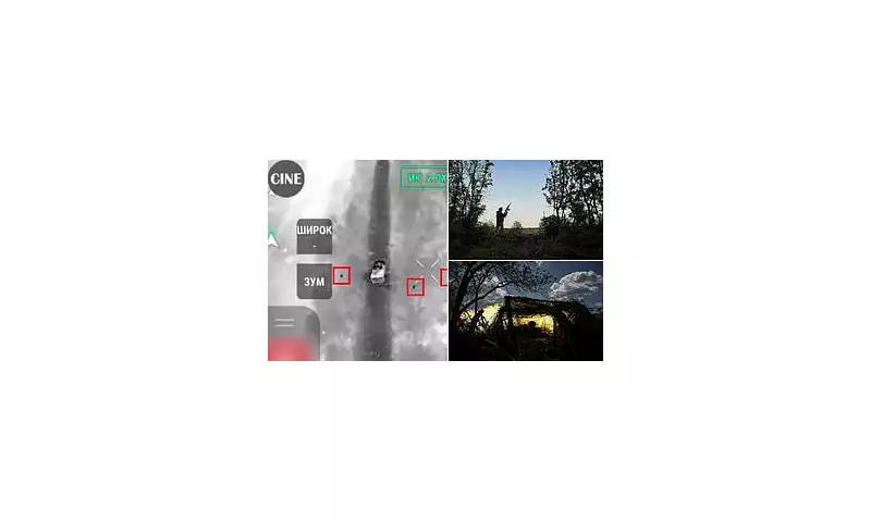 Ukraine's Drone Strike Obliterates Russian Platoon in Dramatic Footage – Putin's Forces Suffer Heavy Losses