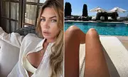 Abbey Clancy Stuns in Vibrant Yellow Bikini During Luxurious Family Getaway in Portugal