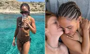 Alex Scott Stuns in Tiny Leopard Bikini During Romantic Getaway with Jess Glynne