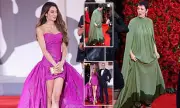 Amal Clooney & Olivia Colman's Rain-Soaked Venice Glamour: Drenched Gowns & Unbreakable Style at Film Festival