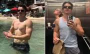 Andy Serkis' Son Shows Off Ripped Physique on Holiday with Stunning Girlfriend