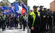 Australia's Anti-Immigration Rally Sparks Tensions: Protesters Clash Over Border Policies