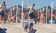 Bikini-clad brawl erupts on Ukrainian beach as Russian anthem sparks chaos