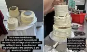 Bride's Emotional Wedding Cake Mishap Goes Viral – See the Heartbreaking Photos