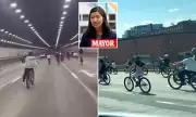 Chaos on Boston Freeway as Dirt Bikers and Scooter Riders Disrupt Traffic
