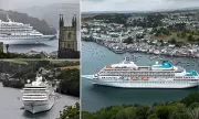 Cornish Locals Fume as Massive Cruise Ships Overwhelm Quaint Harbour Town