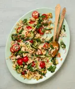 Crispy Rice Salad with Tofu & Lime: A Vibrant Vegan Recipe by Meera Sodha