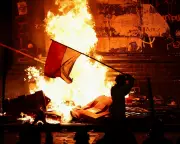 Deadly Indonesia Fire Kills Three After Taxi Driver Death Sparks Violent Protests | The Guardian