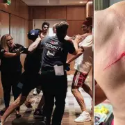 Dillon Danis and Luke Rockhold Erupt in Shocking Brawl at Misfits Boxing Press Conference