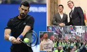 Djokovic's Greek Getaway: Tennis Star and Serbian Officials Evacuated Amid Athens Student Protests
